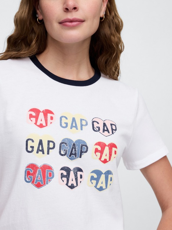 GAP GAP logó v-ss camo arch póló