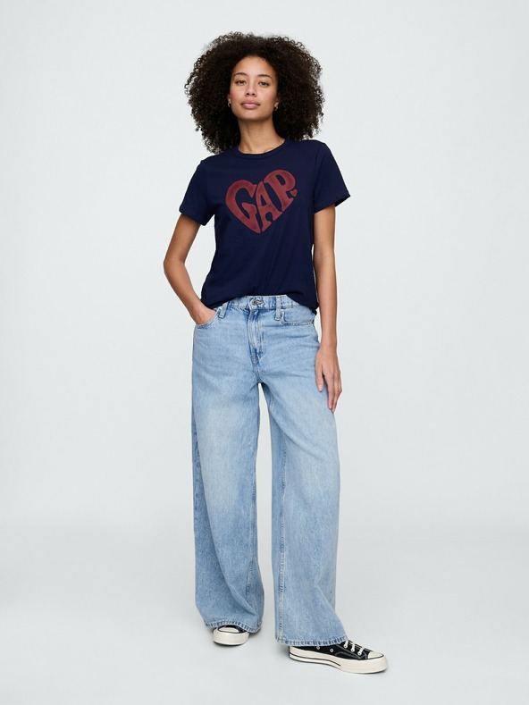 GAP GAP logó v-ss camo arch póló