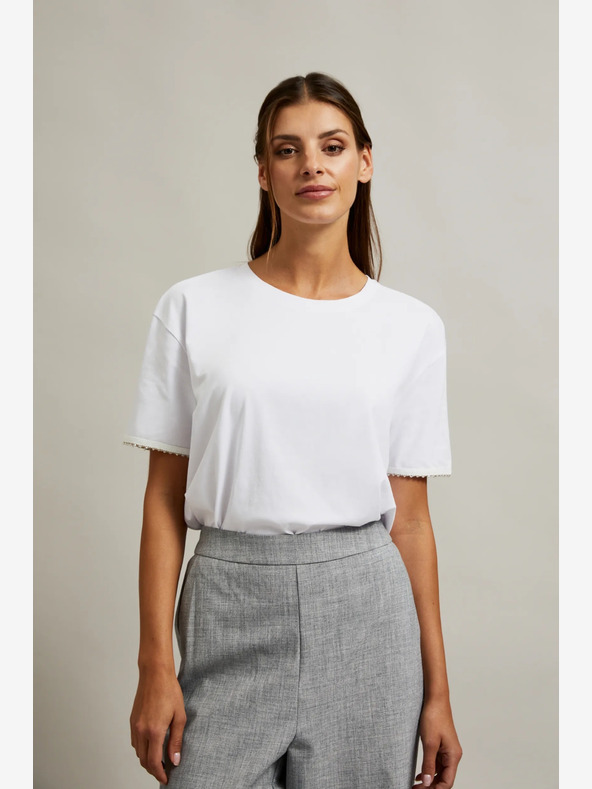 Moodo Fehér női póló Moodo