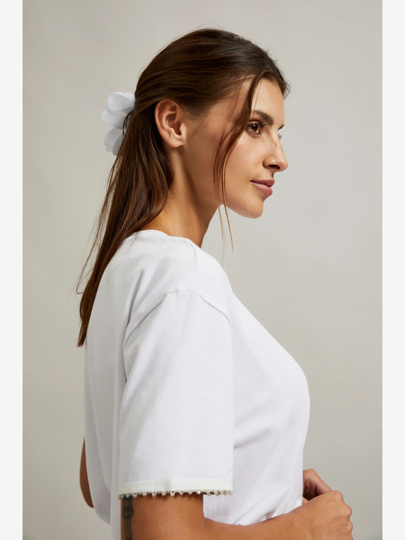 Moodo Fehér női póló Moodo