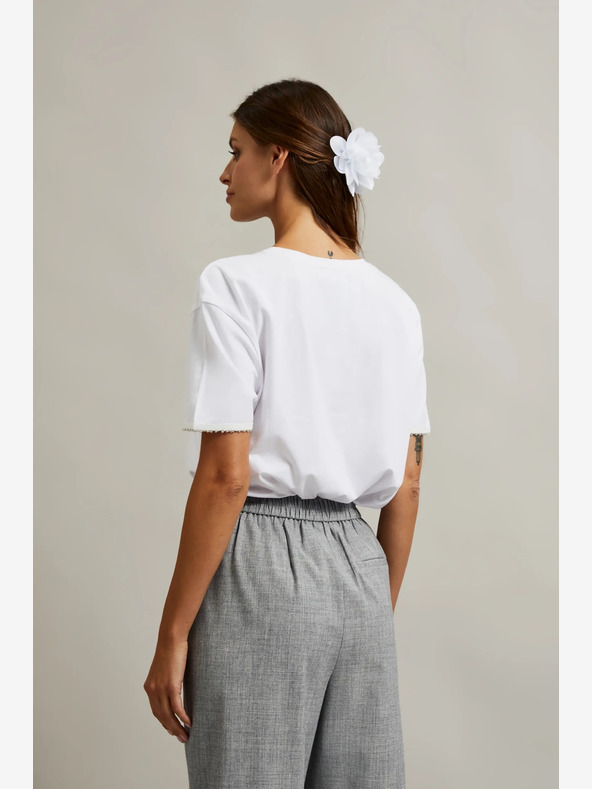 Moodo Fehér női póló Moodo