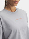 Under Armour Női póló Under Armour UA W VARSITY MIX HW SS CROP-GRY