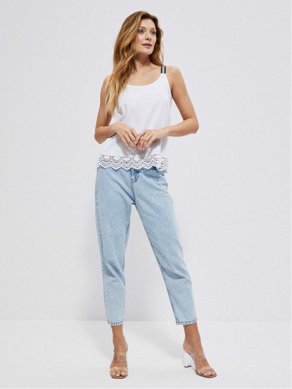 Moodo Fehér Női Tank Top Moodo