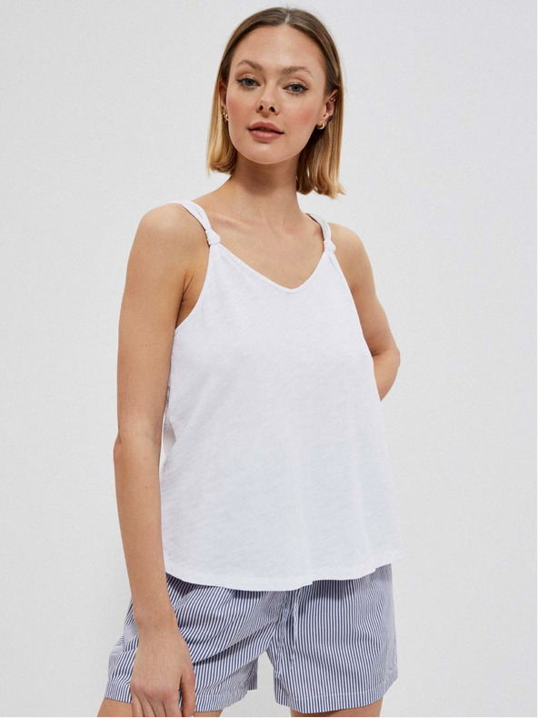 Moodo Fehér Női Tank Top Moodo