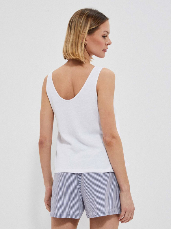 Moodo Fehér Női Tank Top Moodo