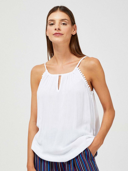 Moodo Fehér Női Tank Top Moodo