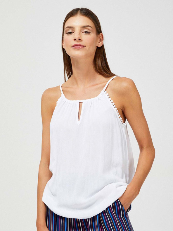 Moodo Fehér Női Tank Top Moodo