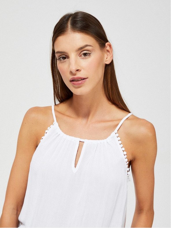 Moodo Fehér Női Tank Top Moodo