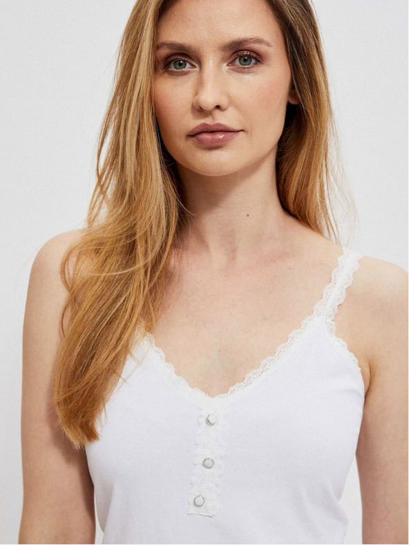 Moodo Fehér Női Tank Top Moodo