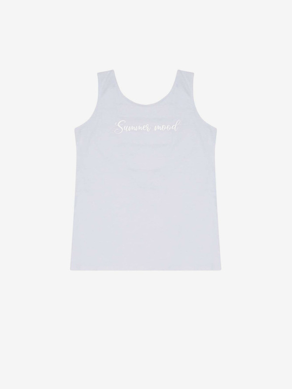 Moodo Fehér női tank top Moodo felirattal