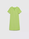 Moodo Világoszöld egyszínű ruha Moodo