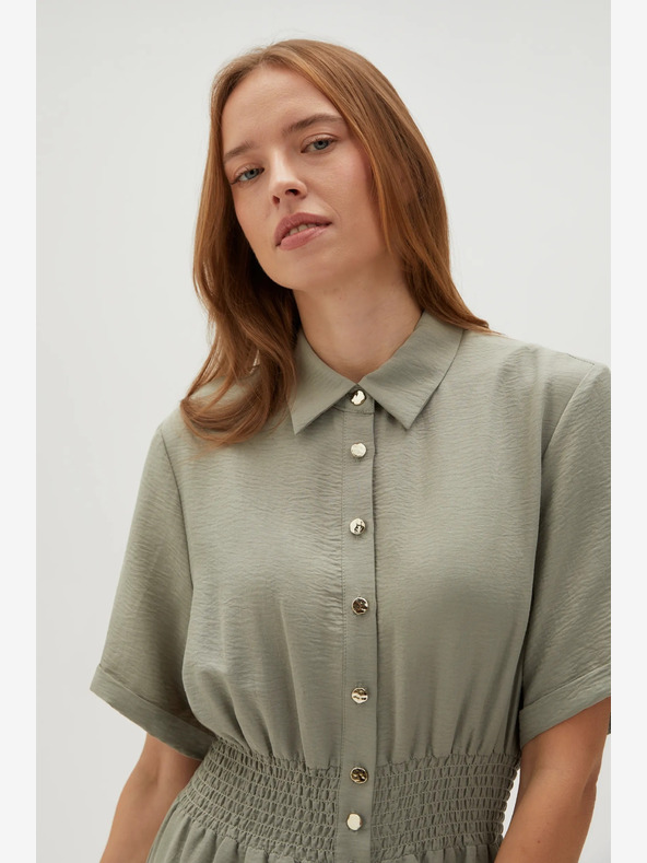 Moodo Világoszöld női pólóruha Moodo