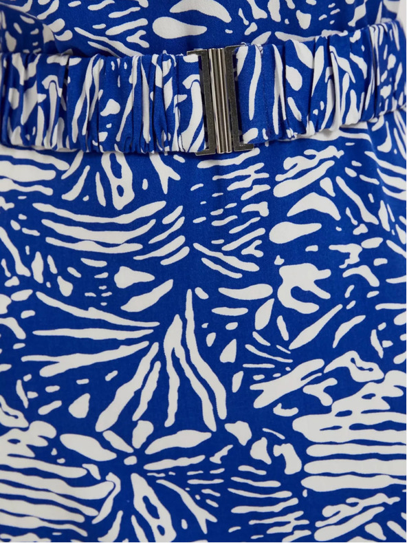 Moodo Kék mintás midi ruha Moodo