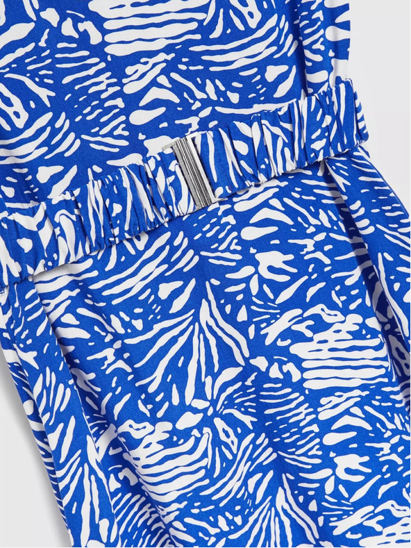 Moodo Kék mintás midi ruha Moodo