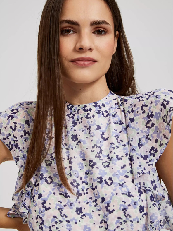 Moodo Kék virágos maxiruha Moodo