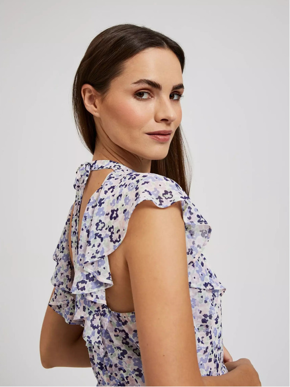 Moodo Kék virágos maxiruha Moodo