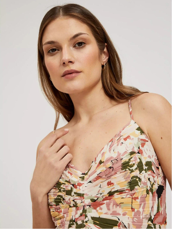 Moodo Régi rózsaszín mintás ruha Moodo