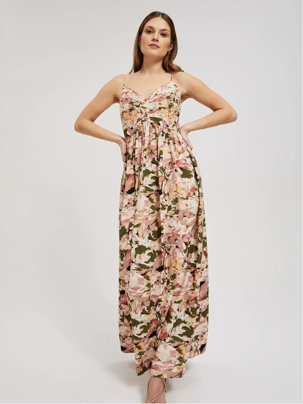 Moodo Régi rózsaszín mintás ruha Moodo