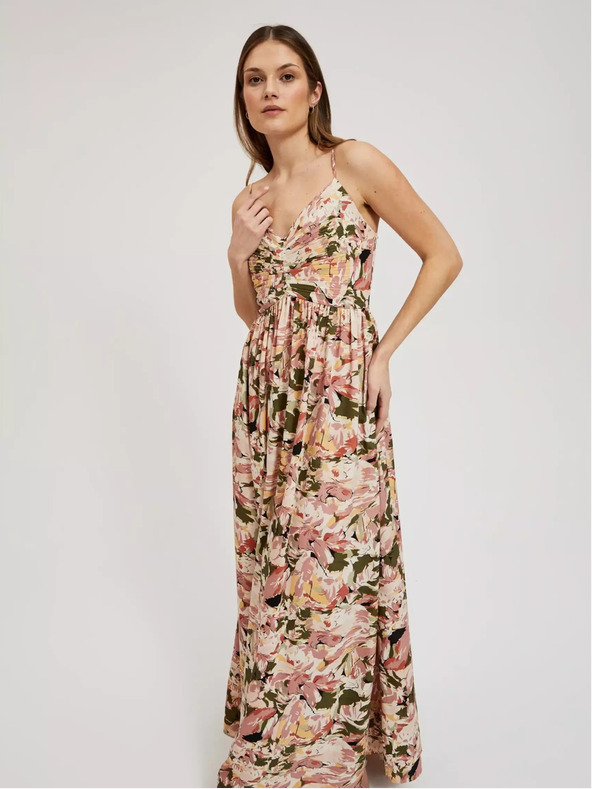 Moodo Régi rózsaszín mintás ruha Moodo