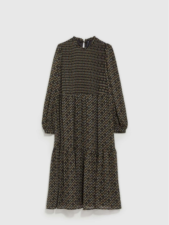 Moodo Fekete női midi ruha Moodo