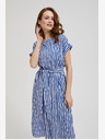 Moodo Kék csíkos midi ruha Moodo