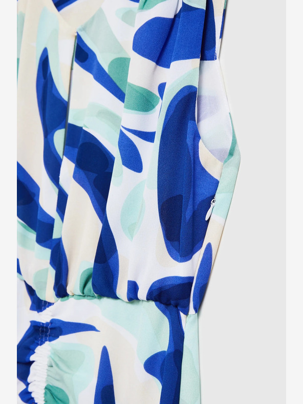 Moodo Kék mintás midi ruha Moodo