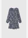 Moodo Fehér és kék női mintás ruha Moodo