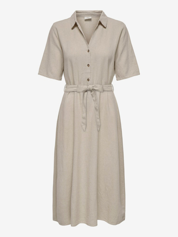 Jacqueline de Yong JDY bézs női póló ruha