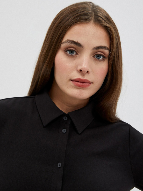 Moodo Fekete női midi ruha Moodo