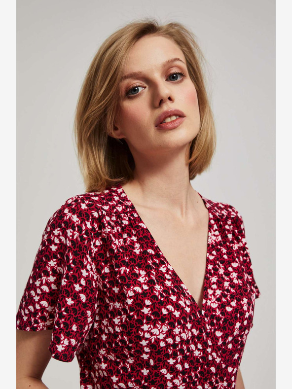 Moodo Sötét rózsaszín maxiruha Moodo