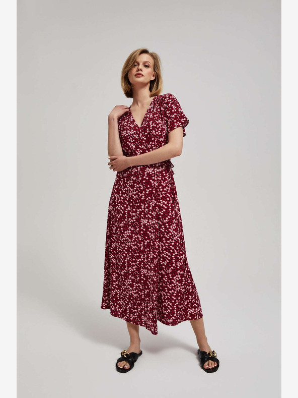 Moodo Sötét rózsaszín maxiruha Moodo