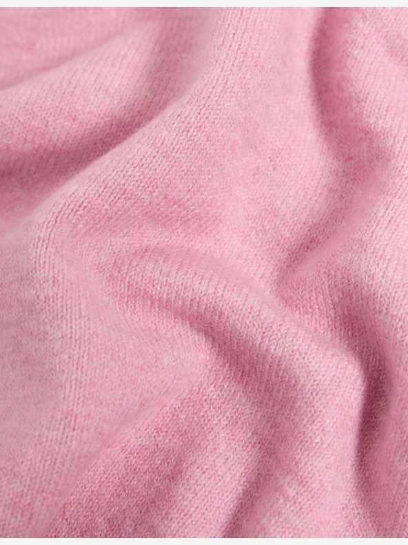 Marks & Spencer Kötött felső, kerek nyakkal, légies fonalból Marks & Spencer rózsaszínű