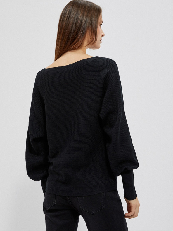 Moodo Fekete női pulóver Moodo