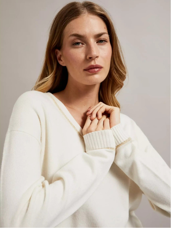 Moodo Női pulóver fémszállal Moodo