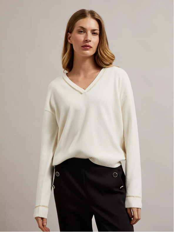 Moodo Női pulóver fémszállal Moodo