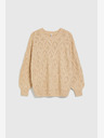 Moodo Moodo Bézs női pulóver