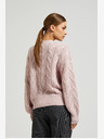 Moodo Világos rózsaszín női kardigán Moodo