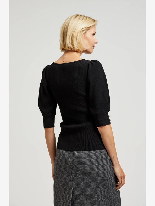 Moodo Fekete női pulóver Moodo