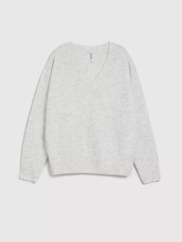 Moodo Női V-nyakú pulóver Moodo