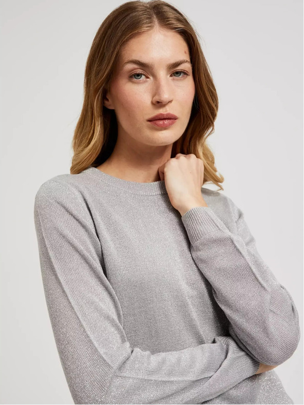 Moodo Női V-nyakú pulóver Moodo