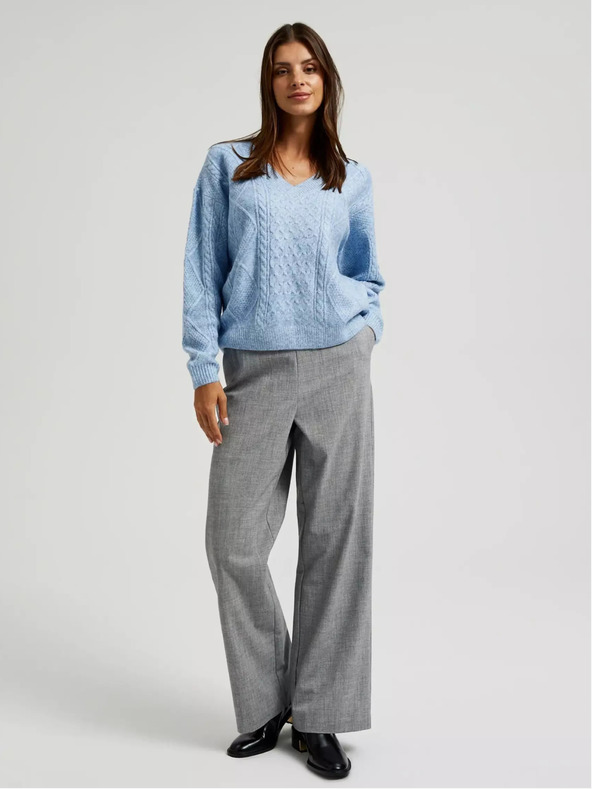 Moodo Kék, V-nyakú kardigán Moodo