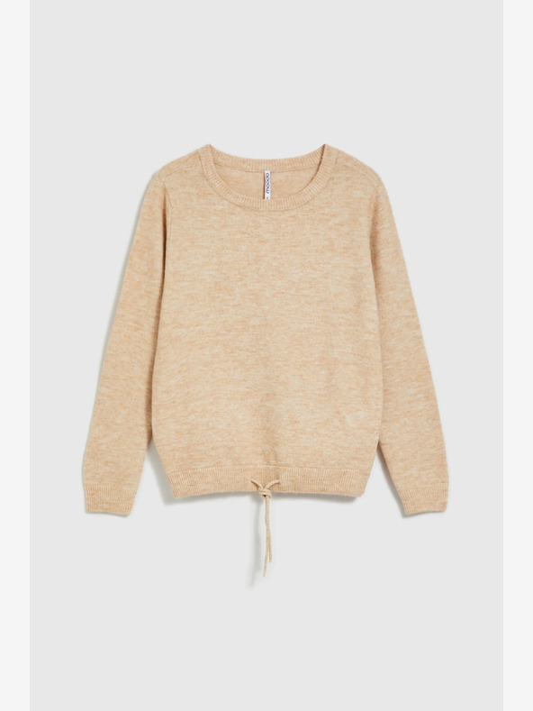 Moodo Moodo Bézs női pulóver