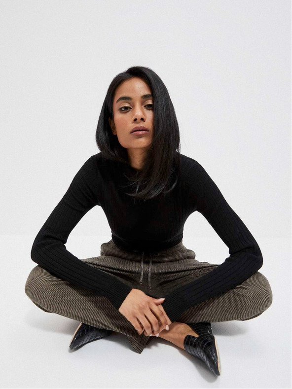 Moodo Fekete női pulóver Moodo