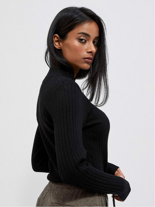 Moodo Fekete női pulóver Moodo