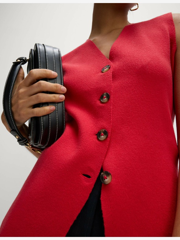 Marks & Spencer červená Kardigán