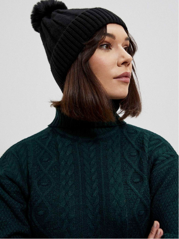 Moodo Sötétzöld női pulóver Moodo