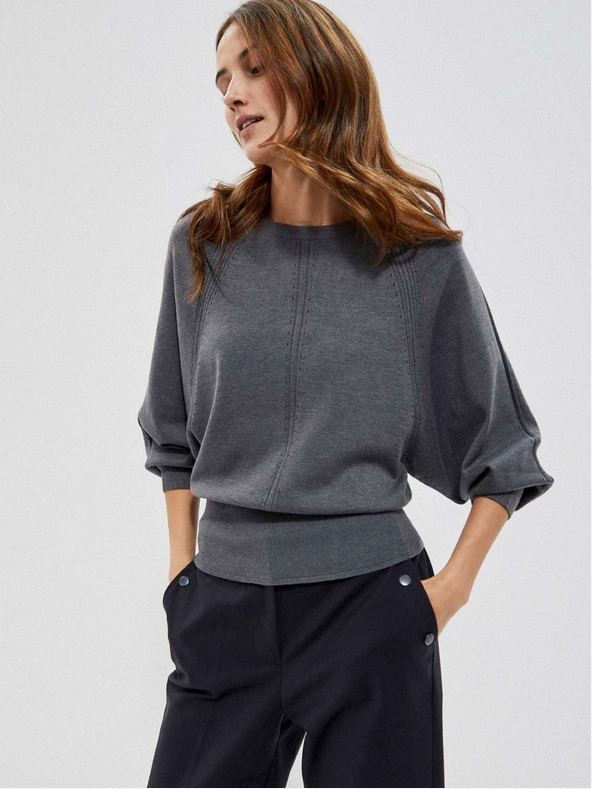 Moodo Moodo Szürke női pulóver