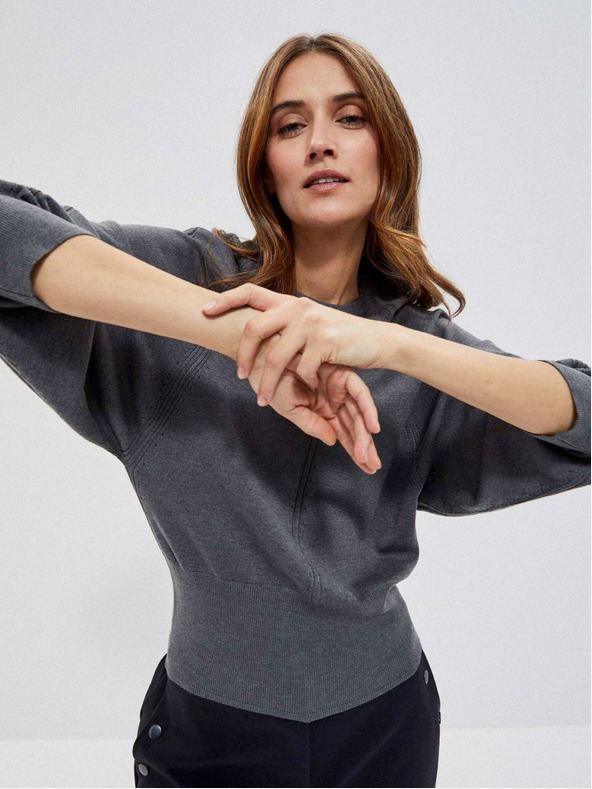 Moodo Moodo Szürke női pulóver