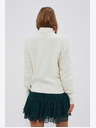 Moodo Krémszínű női pulóver Moodo