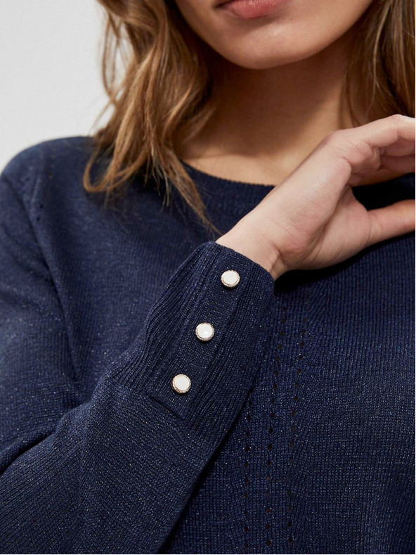 Moodo Sötétkék női pulóver Moodo